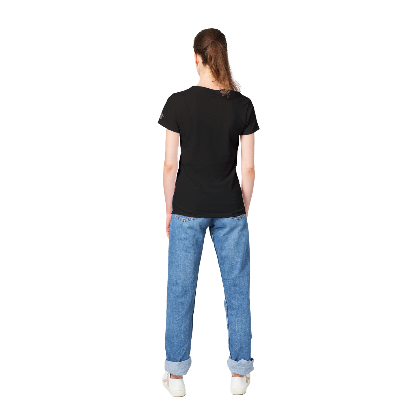 SHIRTGLÜCK vielseitiges Damen-T-Shirt "Hundemutti" mit Rundhalsausschnitt | 100% Baumwolle mit 180 g/m²