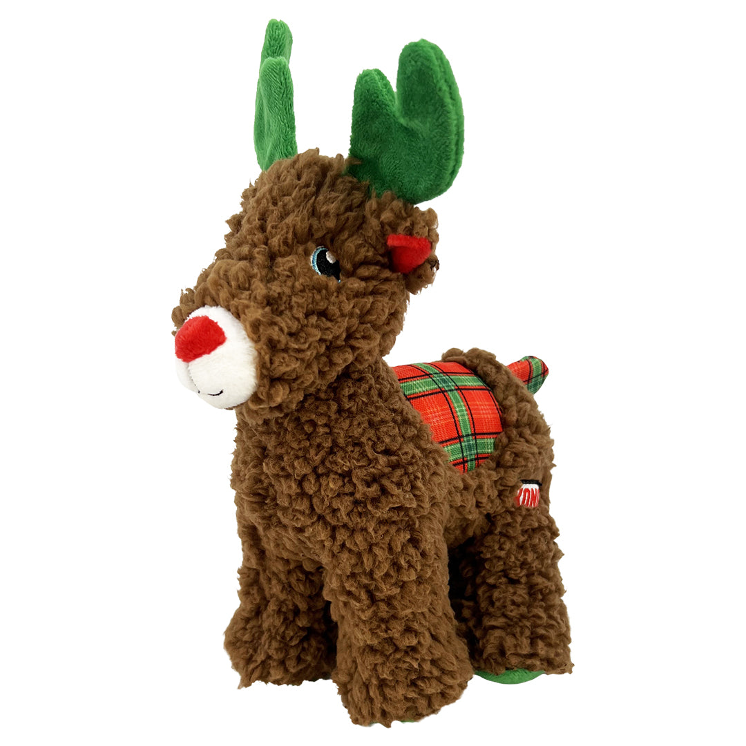 KONG Hundespielzeug "weihnachtliches Rentier / Holiday Sherps Reindeer" | Größe M