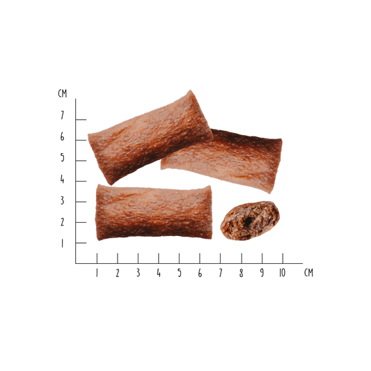 VEGDOG Hundekausnack "Dentals small" mit Tapioka & rote Beete - 120g | vegan