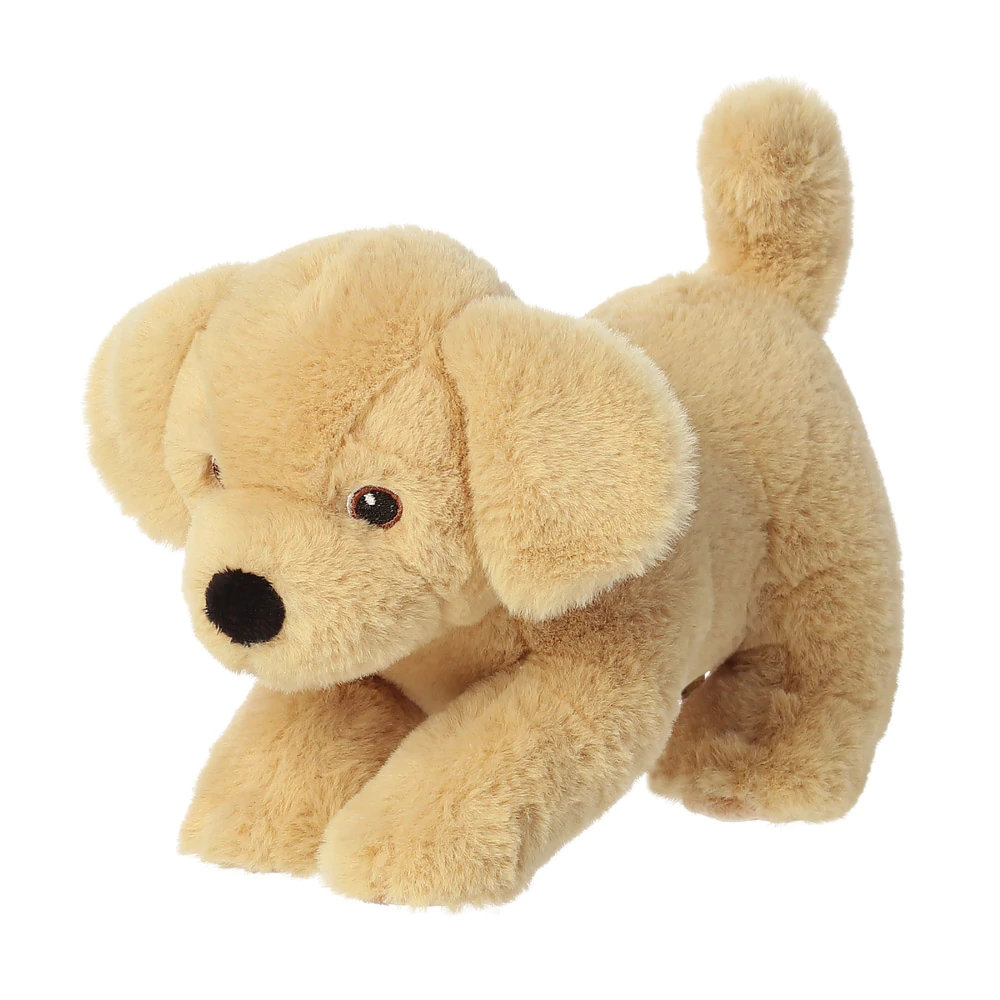 AURORA® Eco Nation klimafreundliches Plüschtier LABRADOR aus recyceltem Kunststoff | gestickte Augen | 21cm