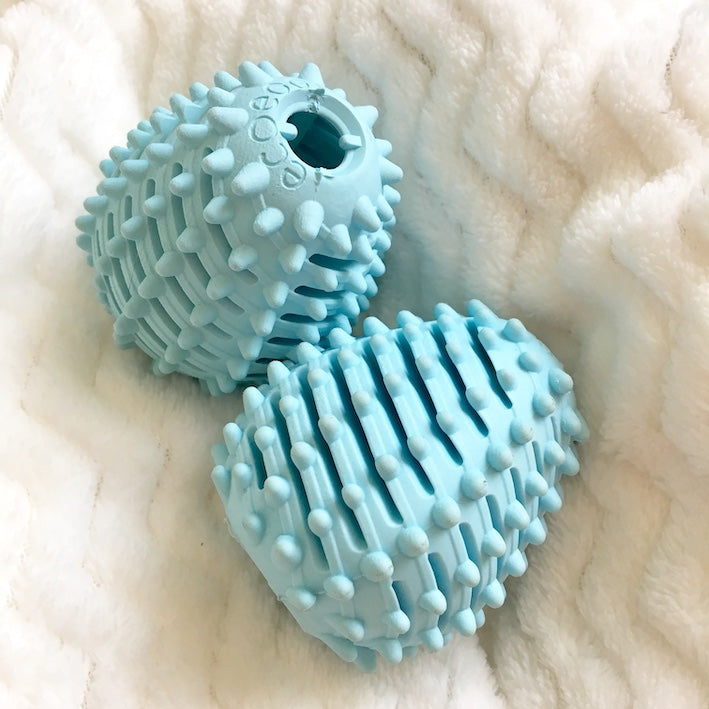 ECOEGG Dryer Egg® - 2 Stück Trocknerei BLAU inkl. 4 Duftsticks Fresh Linen / Duft nach frischer Bettwäsche | eiförmige Trocknerbälle | umweltfreundlich | zero waste | vegan