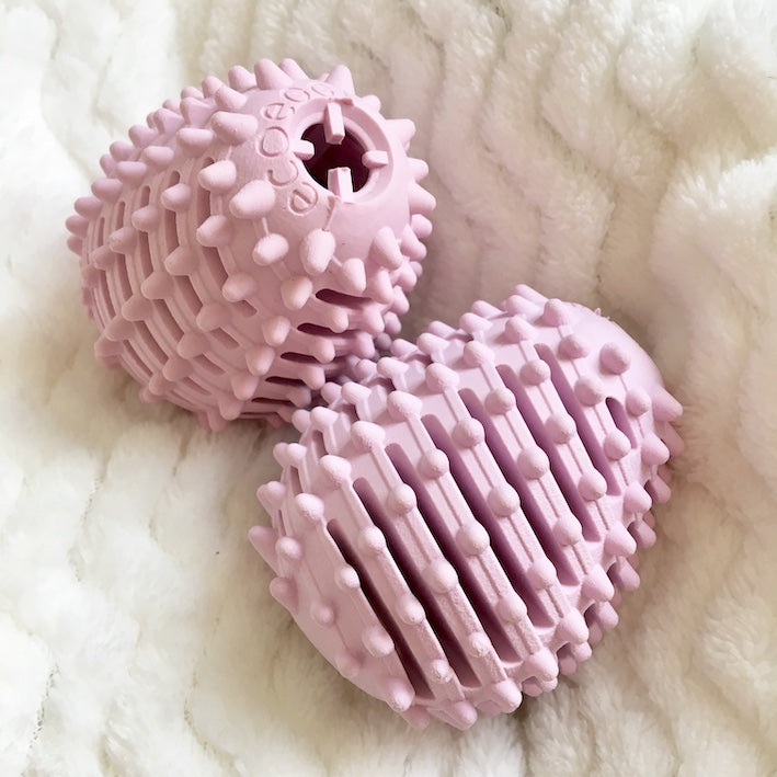 ECOEGG Dryer Egg® - 2 Stück Trocknerei ROSA inkl. 4 Duftsticks Spring Blossom / Frühlingsblüte | eiförmige Trocknerbälle | umweltfreundlich | vegan
