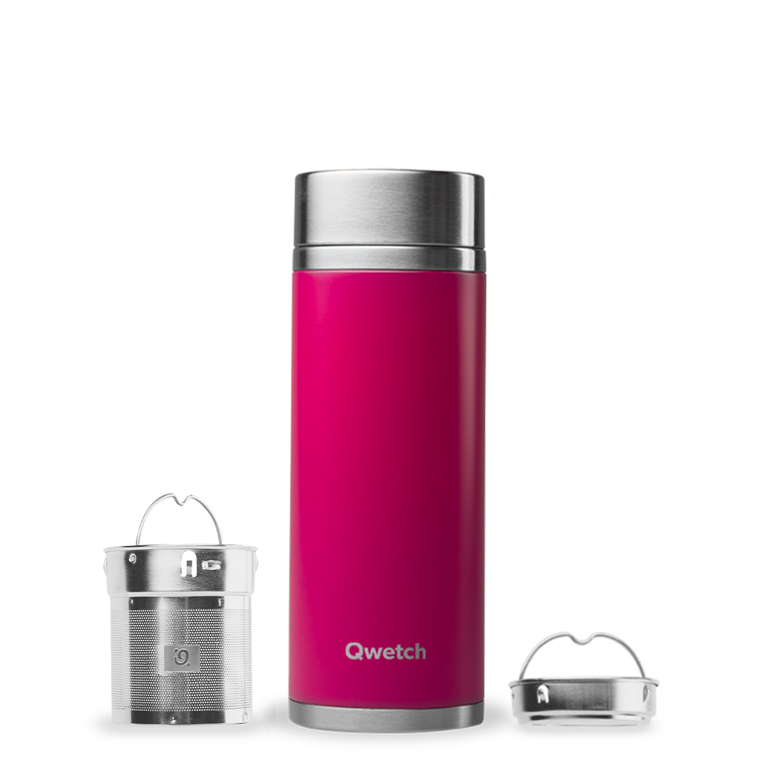 QWETCH Teeflasche | Tea2Go | inkl. 2 Filter | 400ml