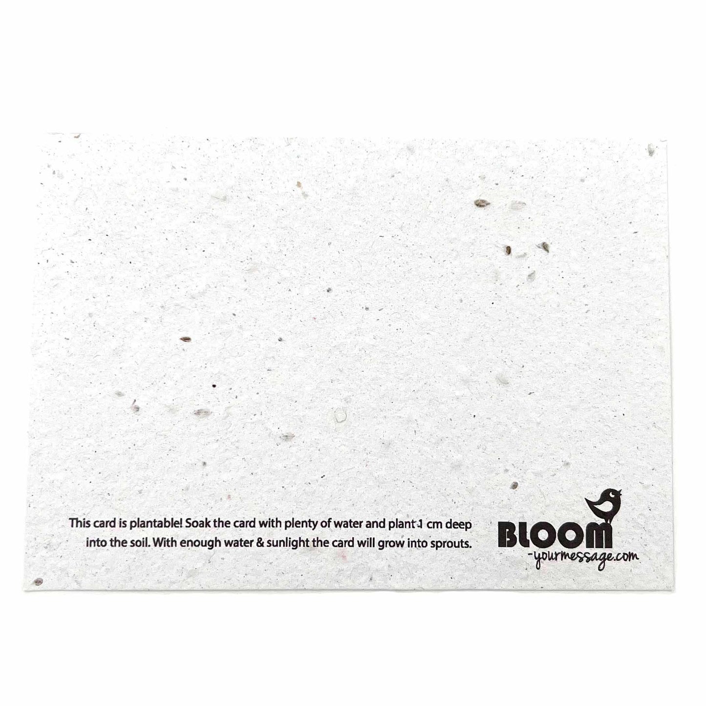 BLOOM YOUR MESSAGE bunte Gemüsekarte "Tomatoes make me smile - and you too" mit Tomaten-Saatgut | 100% recyceltes Material