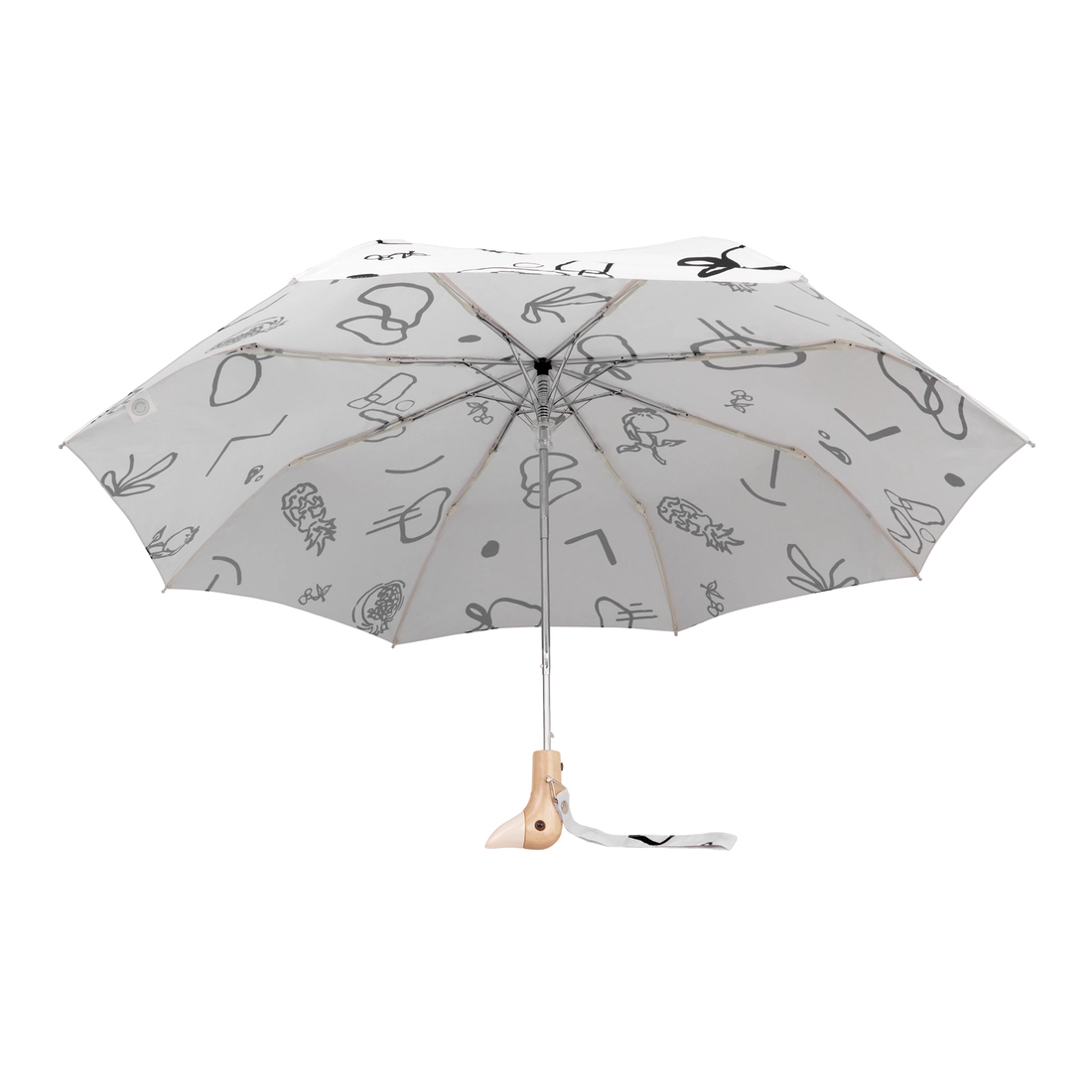 ORIGINAL DUCKHEAD EU handgefertigter Regenschirm mit Entenkopf FRUITS & SHAPES | kompakt & nachhaltig