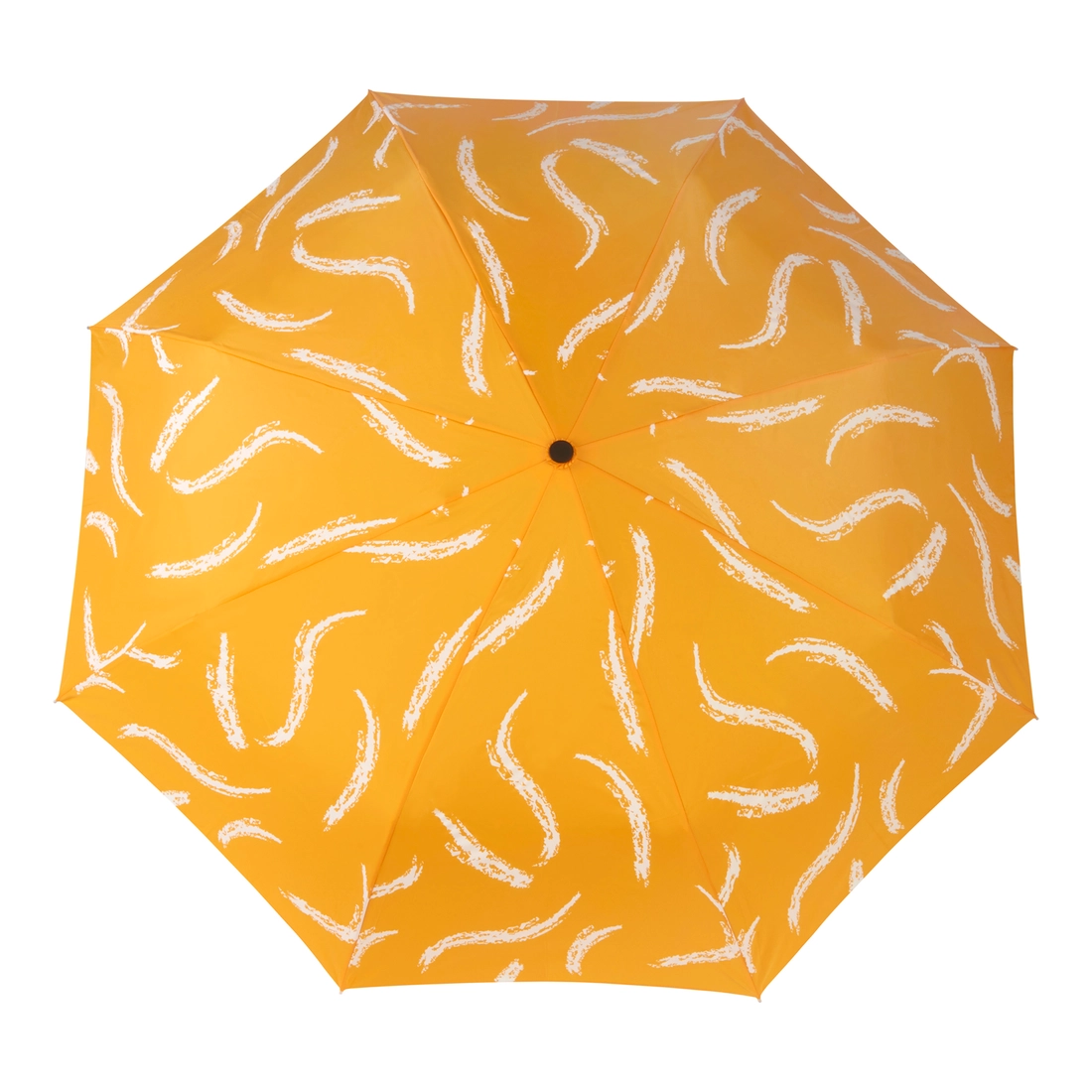 ORIGINAL DUCKHEAD EU handgefertigter Regenschirm mit Entenkopf SAFFRON BRUSH | kompakt & nachhaltig