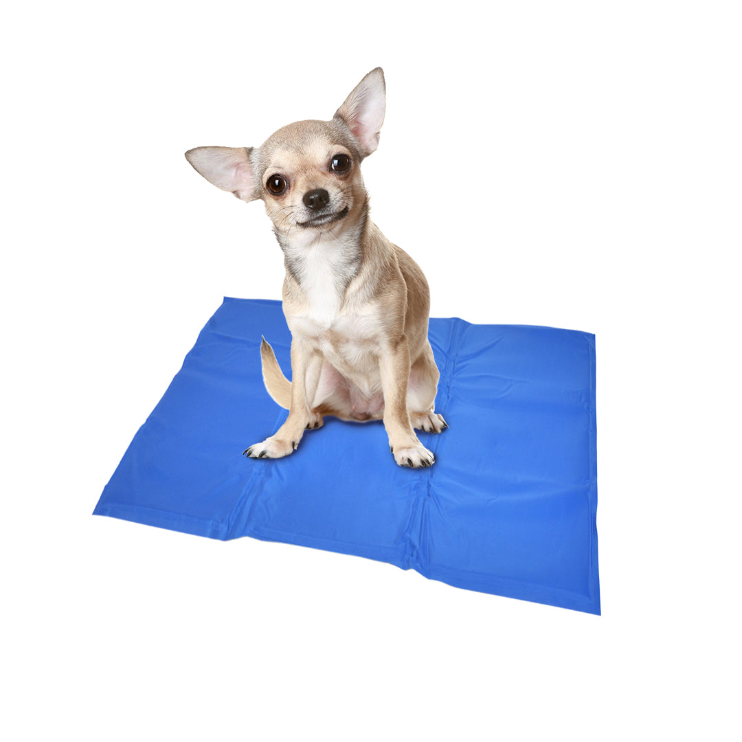 DUVO+ selbstaktivierende Kühlmatte für Hunde & Katzen aus robustem Nylonmaterial mit Gelfüllung