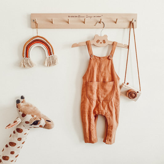 EULENSCHNITT Hakenleiste "Es sind die kleinen Dinge" 57cm mit 7 Haken