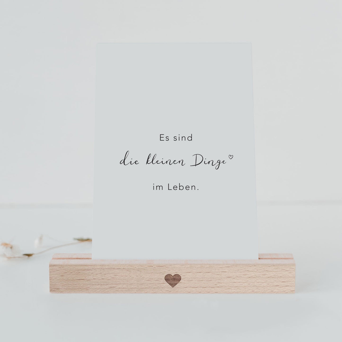 EUELNSCHNITT Postkarte "Es sind die kleinen Dinge im Leben." | Din A6