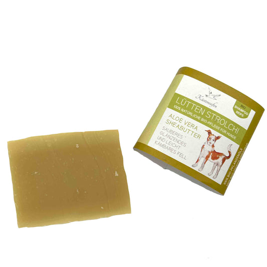 KÜSTENSEIFEN MANUFAKTUR handgesiedete Hundeseife für empfindliche und trockene Haut | 80g | natürliche Pflege | vegan