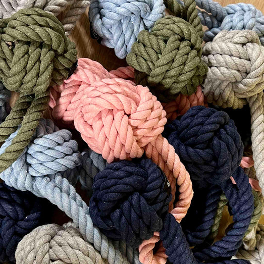 NORDOG Original Seilspielzeug für Hunde | Seil mit Knoten