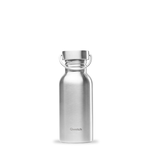 QWETCH kompakte Flasche aus Edelstahl ONE ORIGINALS mit Henkel