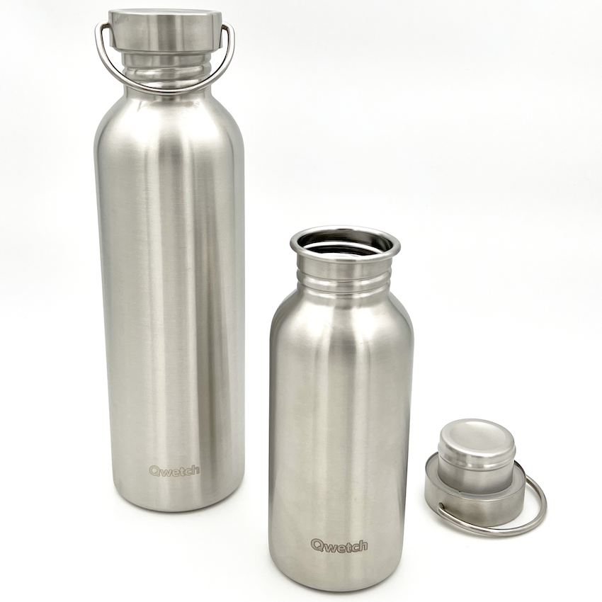 QWETCH kompakte Flasche aus Edelstahl ONE ORIGINALS mit Henkel