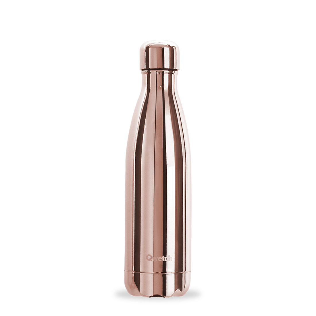 QWETCH Thermoflasche / Isolierflasche aus Edelstahl METALLIC ROSE GOLD | 500ml