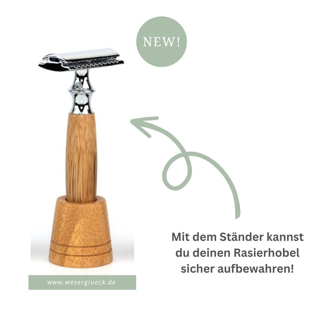 JUNGLE CULTURE Ständer für Rasierhobel Bamboo aus Holz | plastikfrei