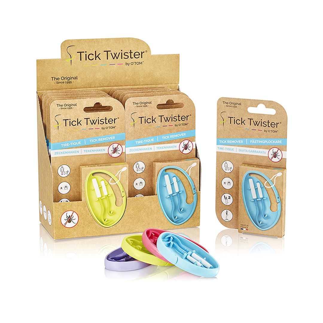 O´TOM® Tick Twister® | Zeckenentferner / Zeckenhaken in Clipbox
