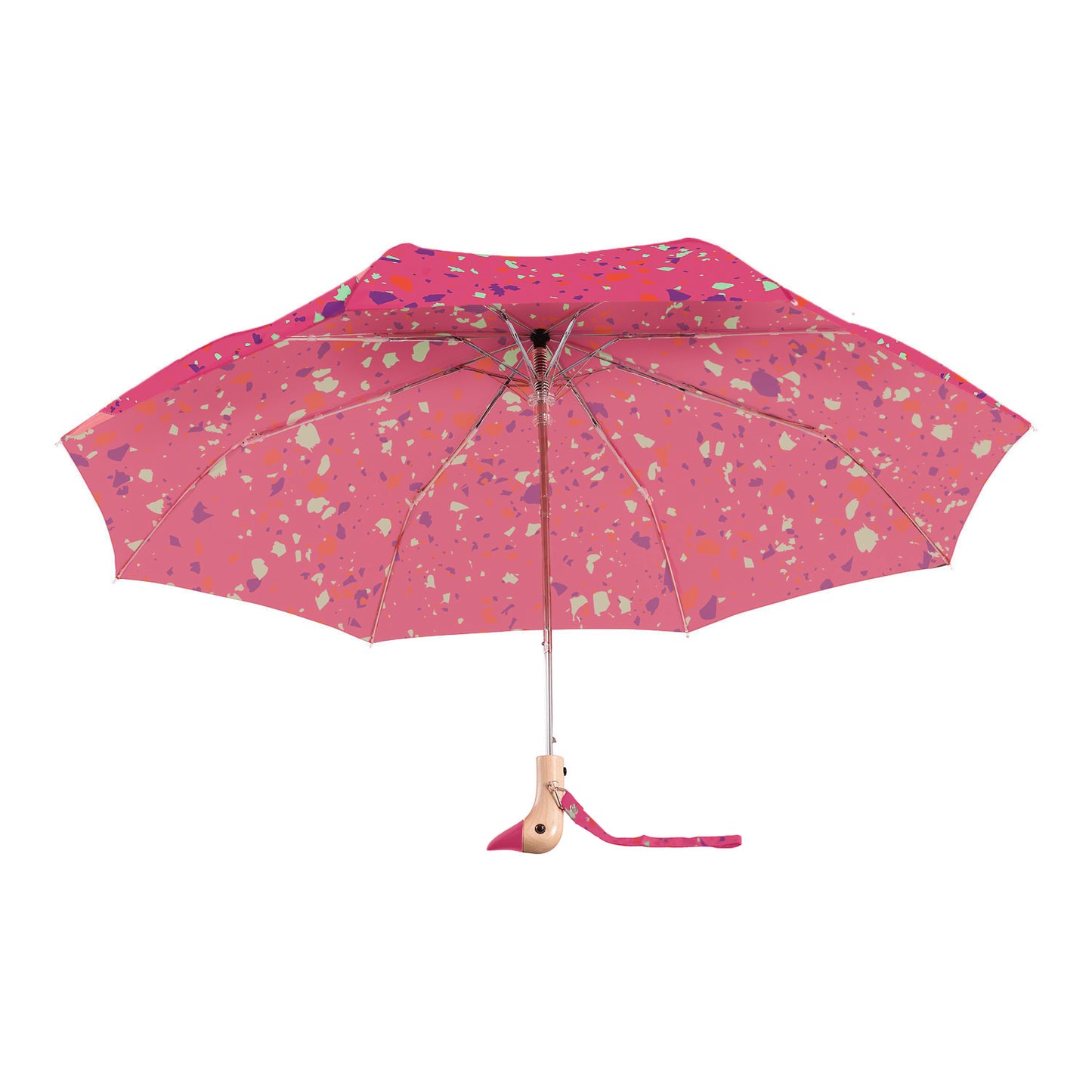ORIGINAL DUCKHEAD EU handgefertigter Regenschirm mit Entenkopf TERRAZ-WOW | kompakt & nachhaltig