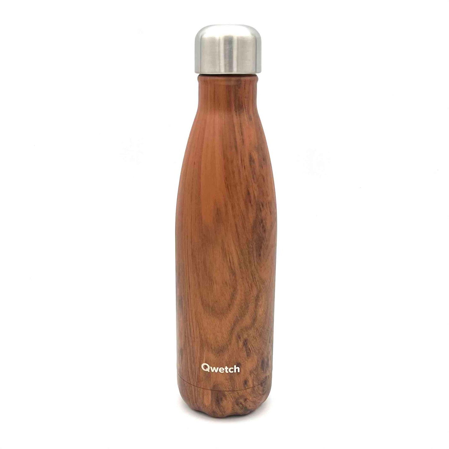 QWETCH Thermoflasche / Isolierflasche WOOD | 500ml