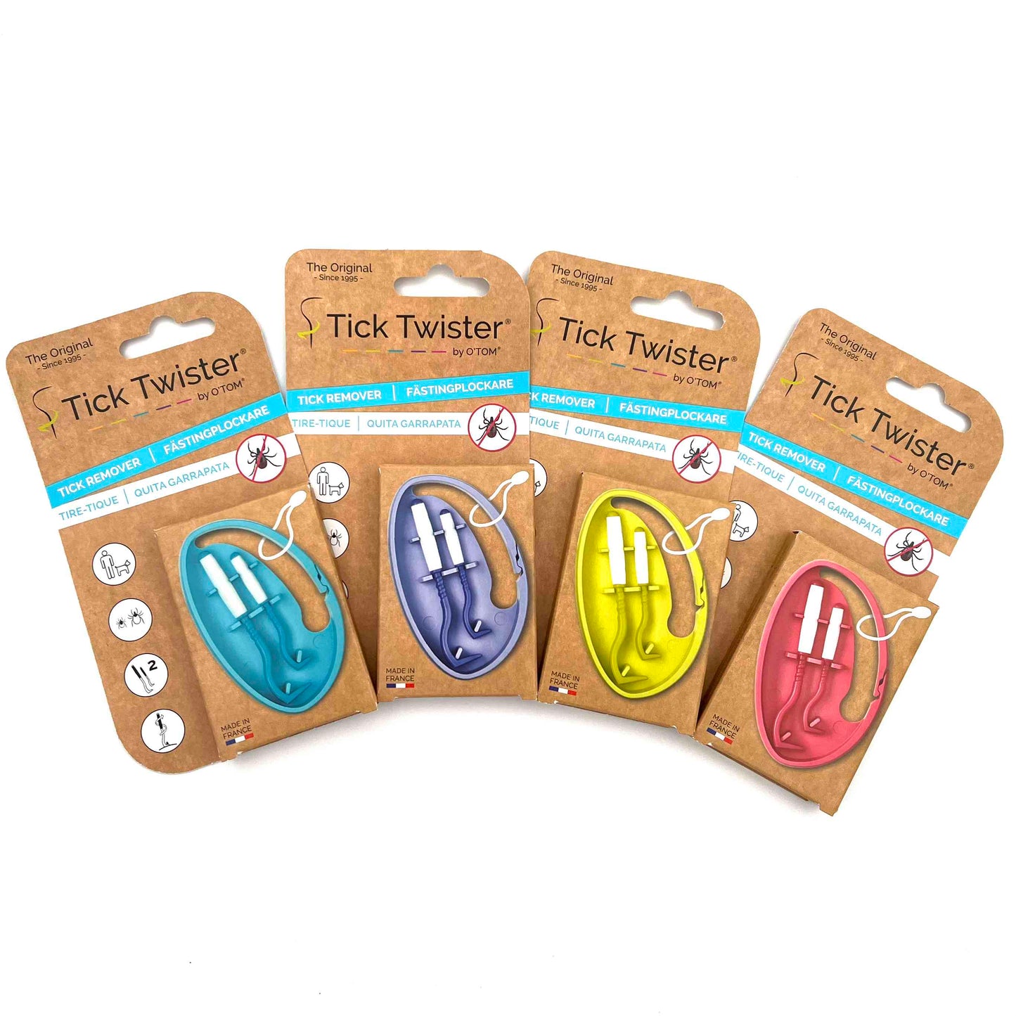 O´TOM®  Tick Twister® | Zeckenentferner / Zeckenhaken in Clipbox